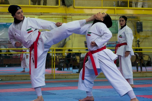 تمرین مشترک بانوان تیم ملی کاراته با هندی‌ها برگزار شد