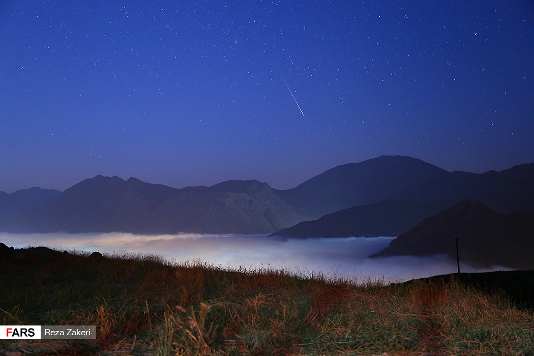 تصاویر بارش شهابی پرساووشی