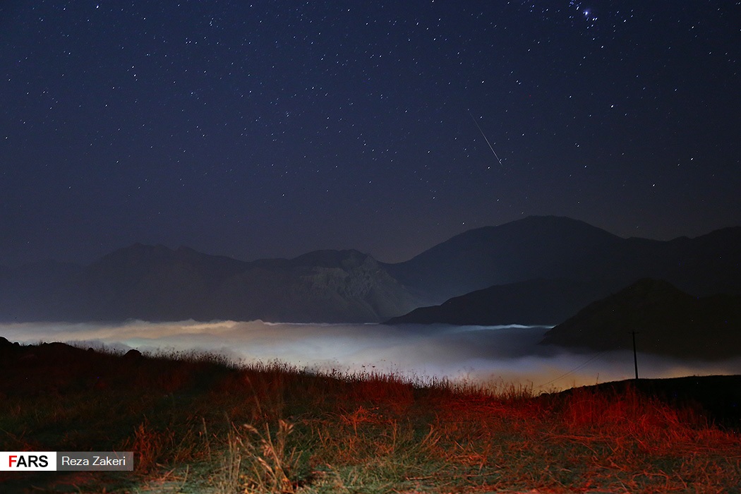 تصاویر بارش شهابی پرساووشی