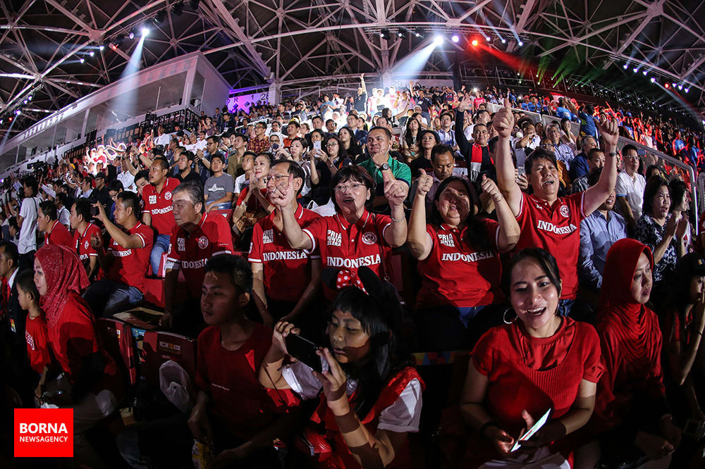 تصاویر افتتاحیه بازی‎های آسیایی جاکارتا ۲۰۱۸