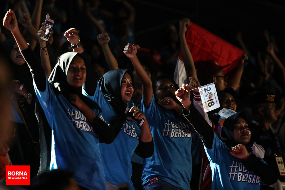 تصاویر افتتاحیه بازی‎های آسیایی جاکارتا ۲۰۱۸