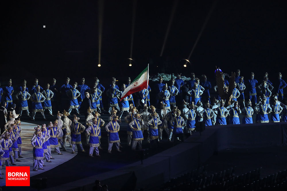 تصاویر افتتاحیه بازی‎های آسیایی جاکارتا ۲۰۱۸