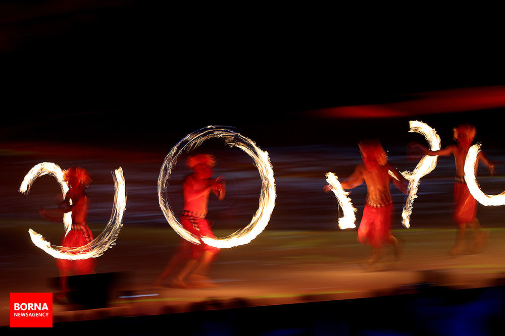 تصاویر افتتاحیه بازی‎های آسیایی جاکارتا ۲۰۱۸