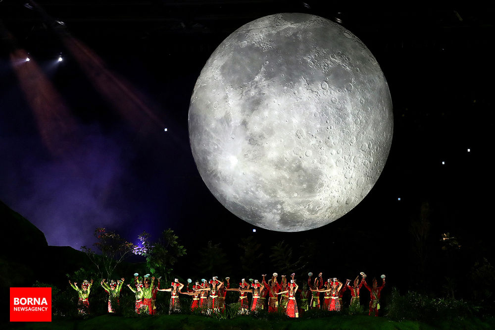 تصاویر افتتاحیه بازی‎های آسیایی جاکارتا ۲۰۱۸