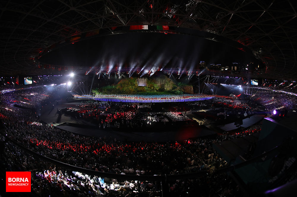 تصاویر افتتاحیه بازی‎های آسیایی جاکارتا ۲۰۱۸