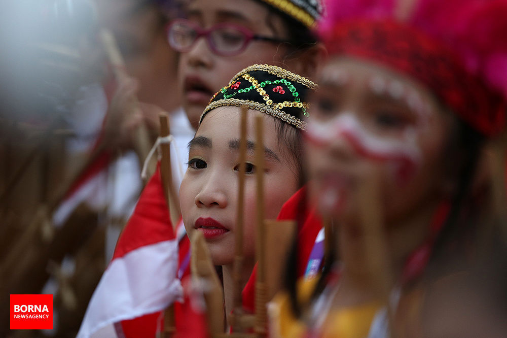 تصاویر افتتاحیه بازی‎های آسیایی جاکارتا ۲۰۱۸