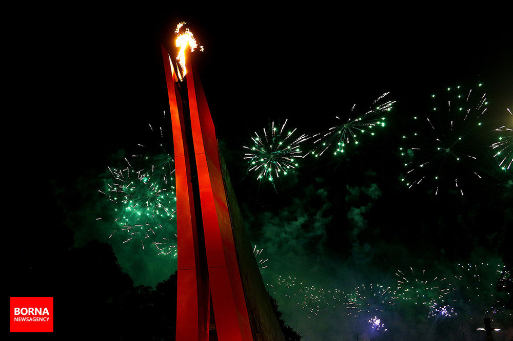 تصاویر افتتاحیه بازی‎های آسیایی جاکارتا ۲۰۱۸