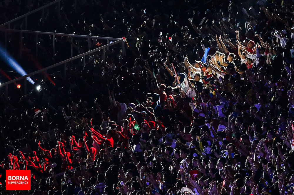 تصاویر افتتاحیه بازی‎های آسیایی جاکارتا ۲۰۱۸