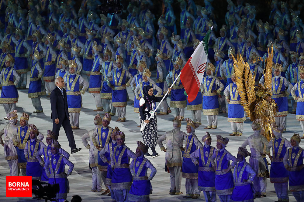 تصاویر افتتاحیه بازی‎های آسیایی جاکارتا ۲۰۱۸