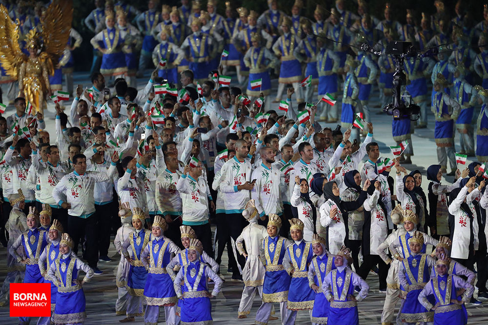 تصاویر افتتاحیه بازی‎های آسیایی جاکارتا ۲۰۱۸