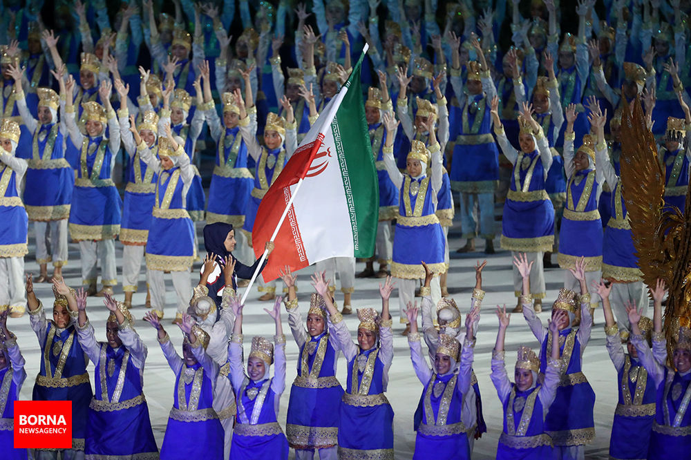 تصاویر افتتاحیه بازی‎های آسیایی جاکارتا ۲۰۱۸