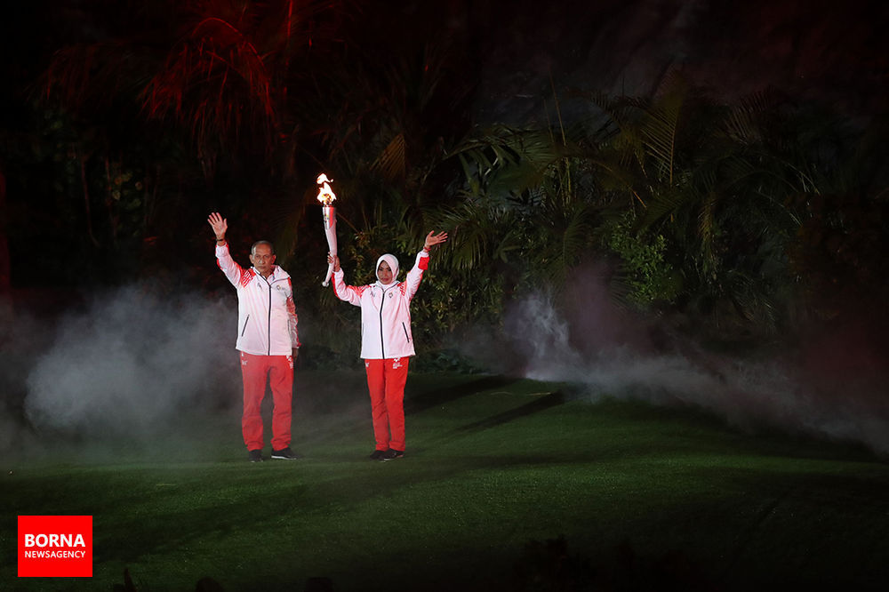 تصاویر افتتاحیه بازی‎های آسیایی جاکارتا ۲۰۱۸