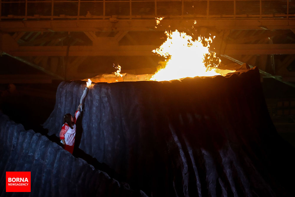 تصاویر افتتاحیه بازی‎های آسیایی جاکارتا ۲۰۱۸