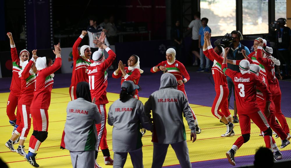 تیم ملی کبدی بانوان ایران با اقتدار کره جنوبی را شکست داد