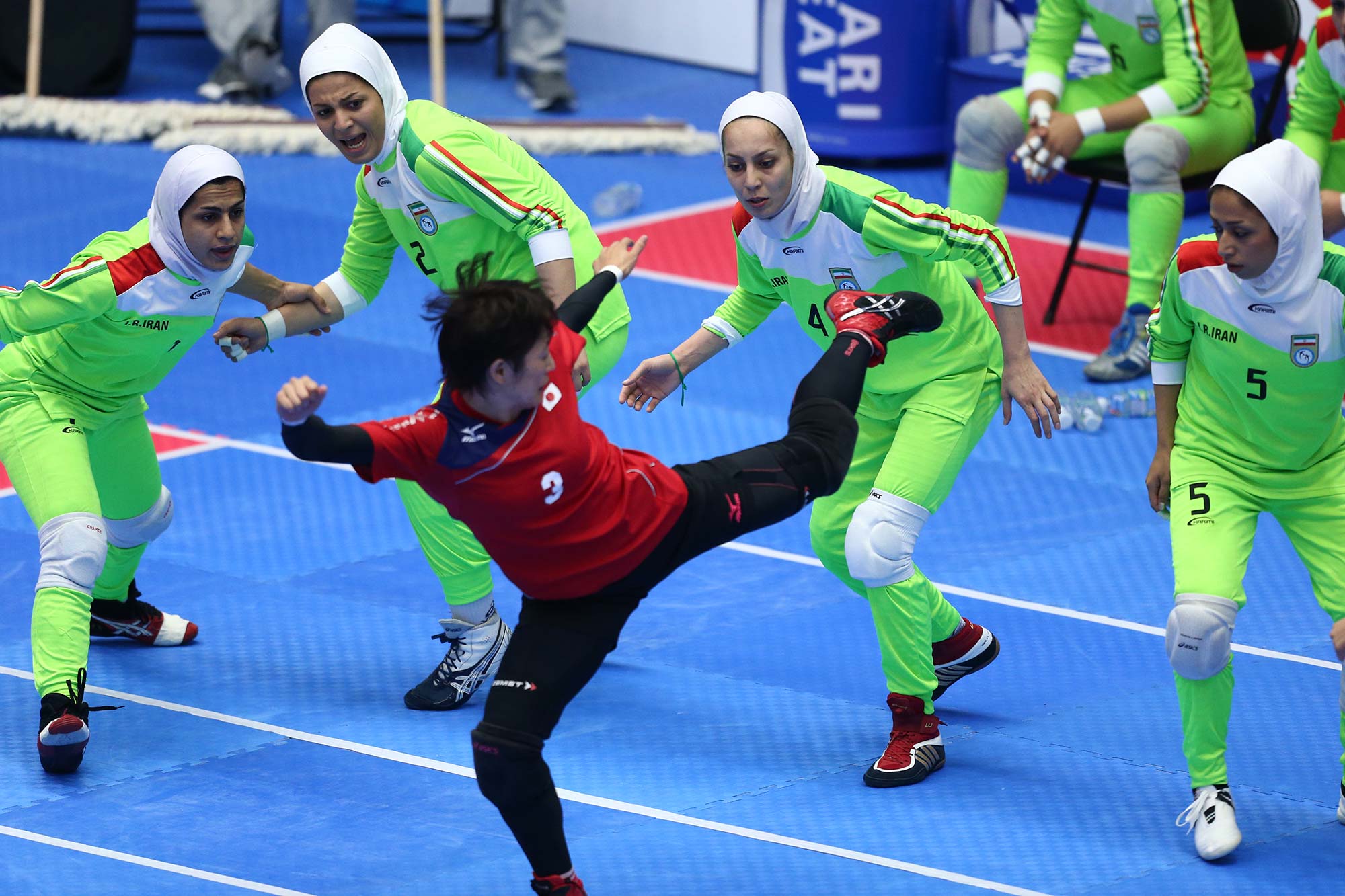 تیم ملی کبدی بانوان با شکست بنگلادش صعود کرد