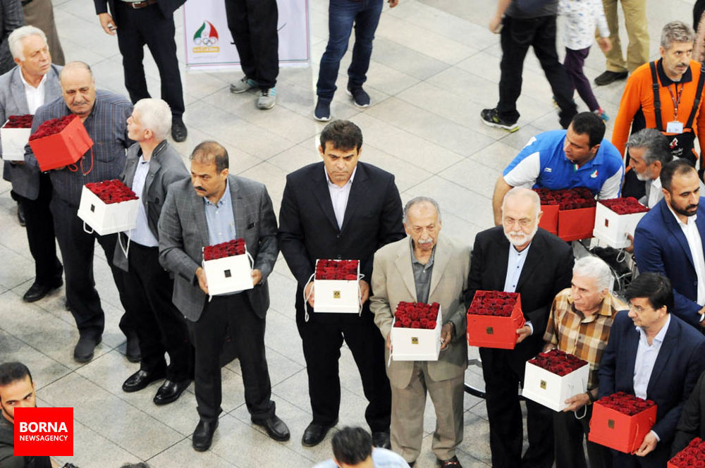 استقبال باشکوه از تیم ملی کشتی ایران