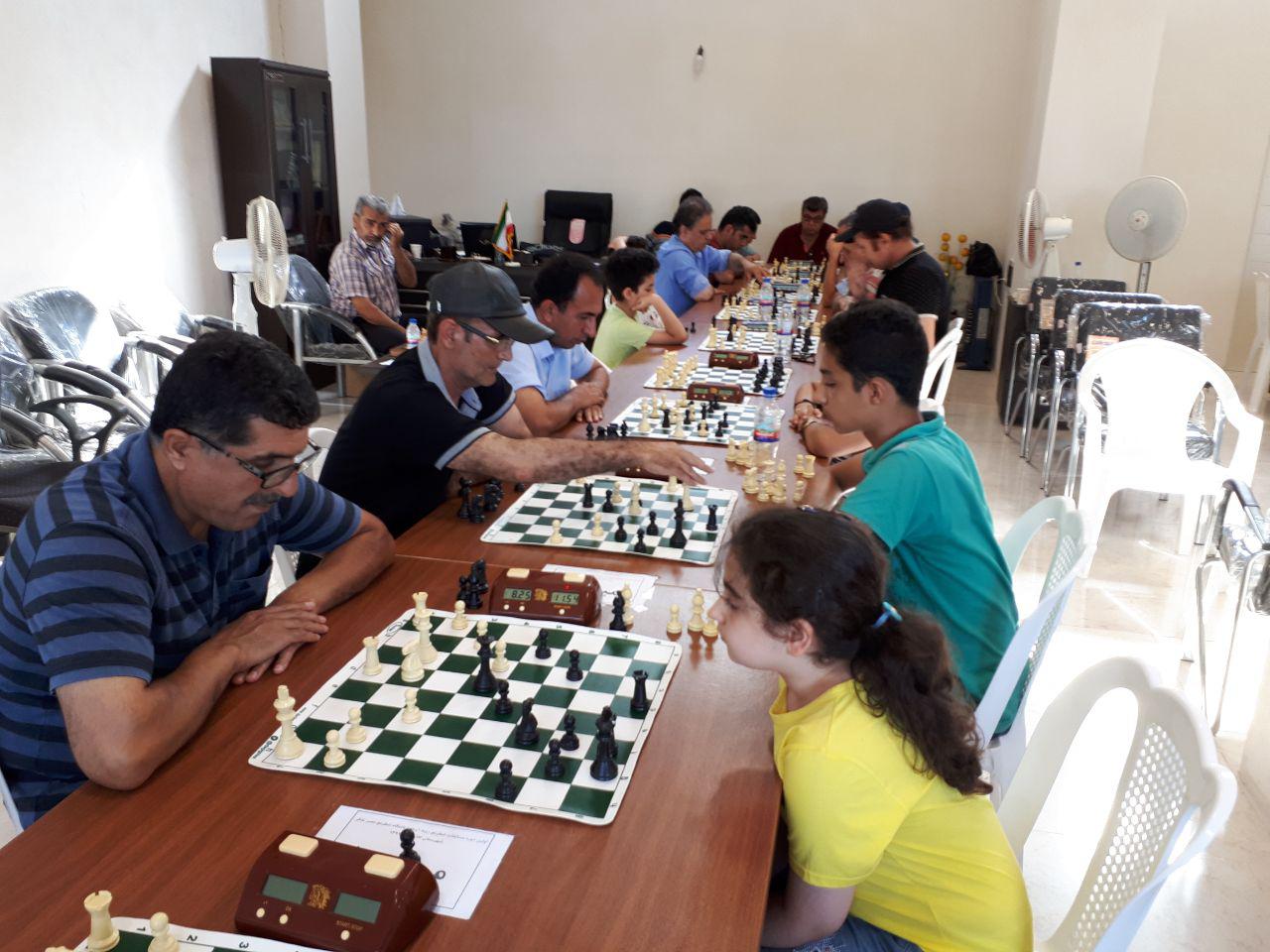 نخستین مسابقات رپید ریتید شطرنج استان مازندران نخستین مسابقات رپید ریتید شطرنج استان مازندران