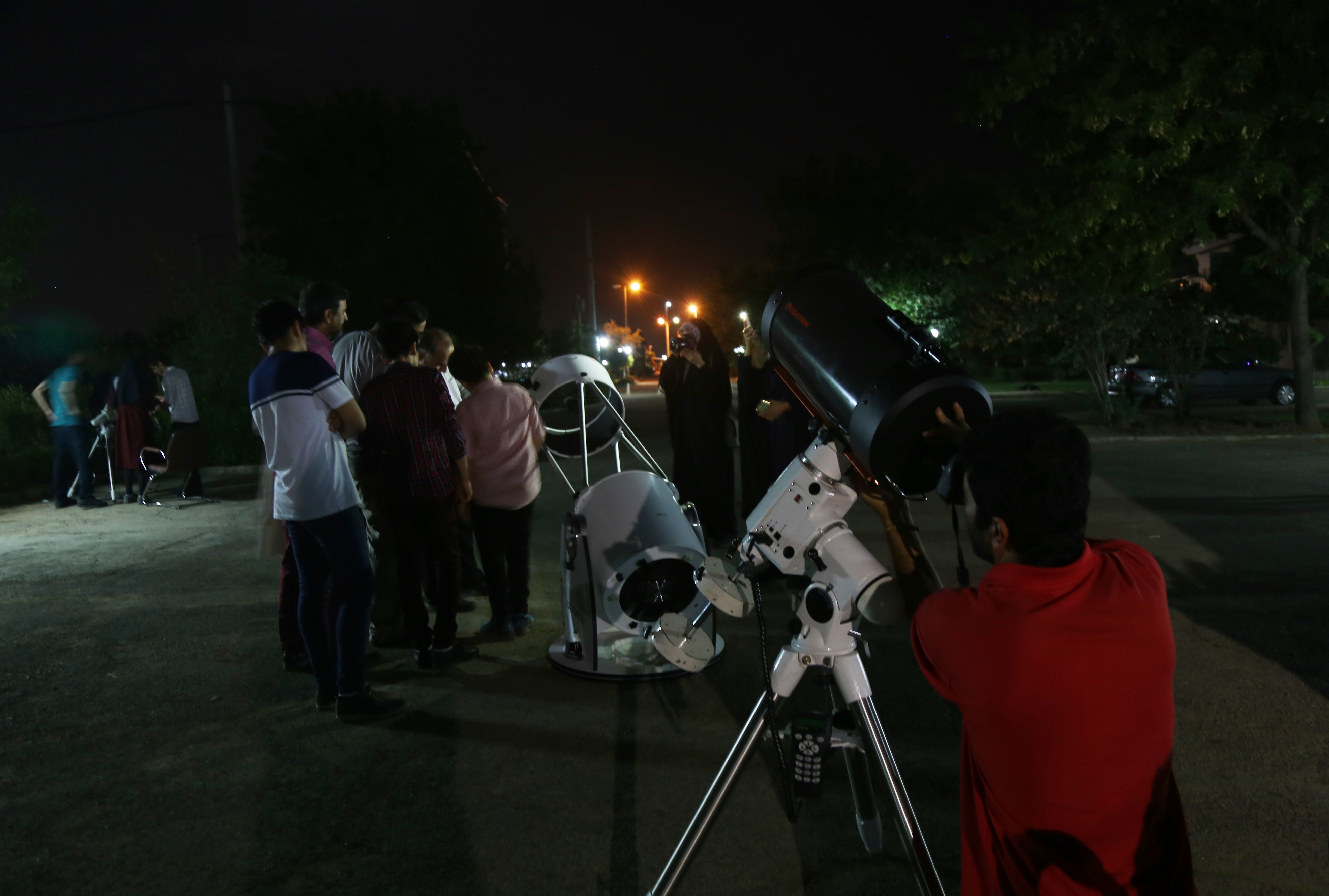 تصاویری از رصد طولانی‌ترین ماه‌گرفتگی قرن