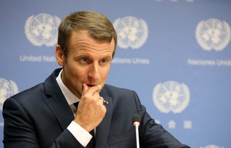 مکرون: با توافق گسترده تجاری با آمریکا موافق نیستم