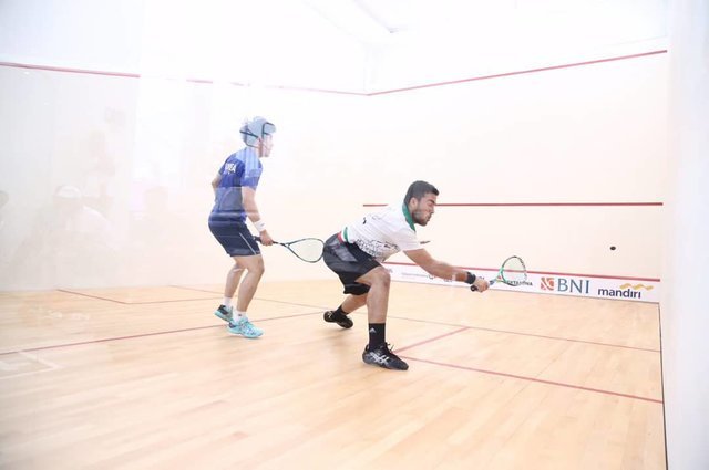 شکست اسکواش بازان ایرانی در مرحله یک هشتم بازی‌های آسیایی ۲۰۱۸