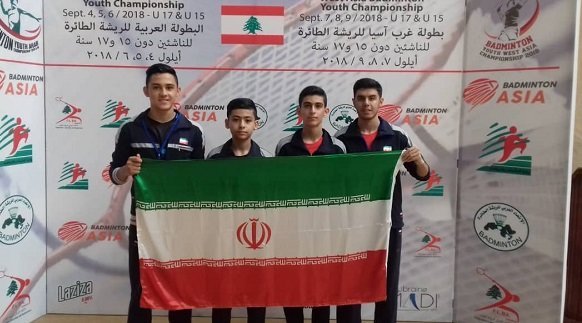 ۷ طلا و ۵ نقره بدمینتون بازان نوجوان ایران در رقابت با پنج کشور غرب آسیا
