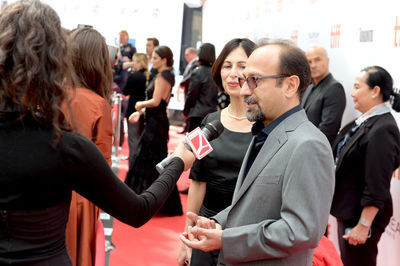 اصغر فرهادی، پنه‌لوپه کروز و خاویر باردم روی فرش قرمز جشنواره فیلم تورنتو