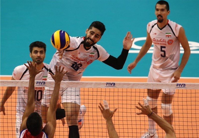 معنوی‌نژاد امتیاز آورترین بازیکن دیدار والیبال ایران برابر بلغارستان