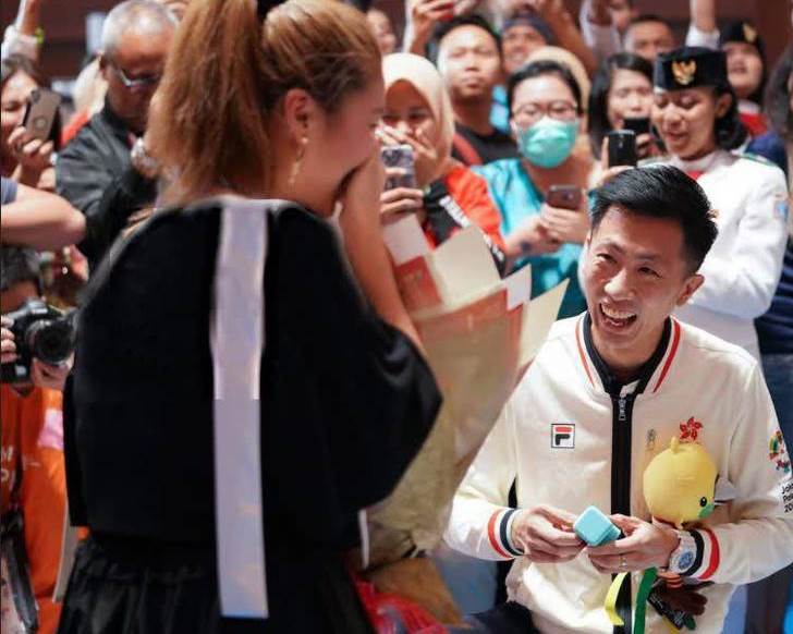 خواستگاری در بازی&zwnj;های آسیایی!+ عکس