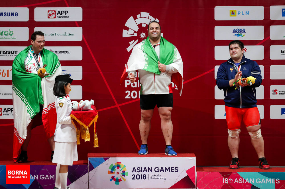 تصاویر اهدای مدال طلا بهداد سلیمی و نقره سعید علی حسینی