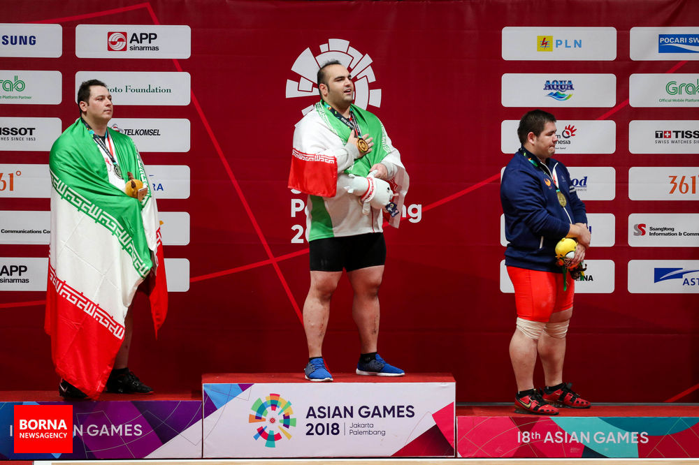 تصاویر اهدای مدال طلا بهداد سلیمی و نقره سعید علی حسینی