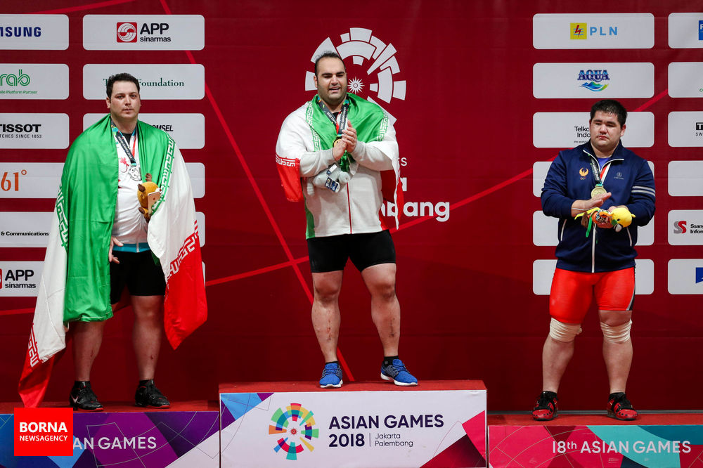 تصاویر اهدای مدال طلا بهداد سلیمی و نقره سعید علی حسینی