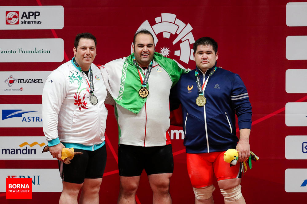 تصاویر اهدای مدال طلا بهداد سلیمی و نقره سعید علی حسینی