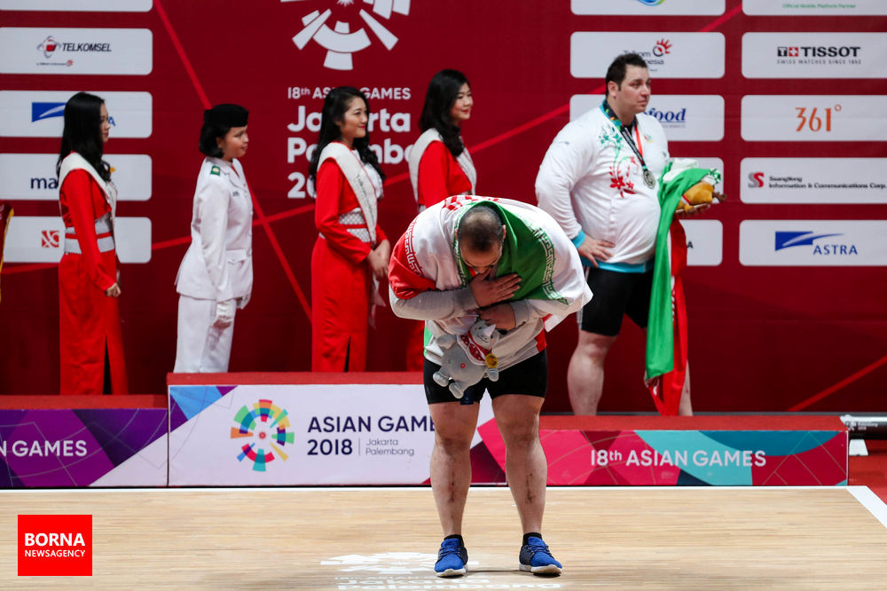 تصاویر اهدای مدال طلا بهداد سلیمی و نقره سعید علی حسینی