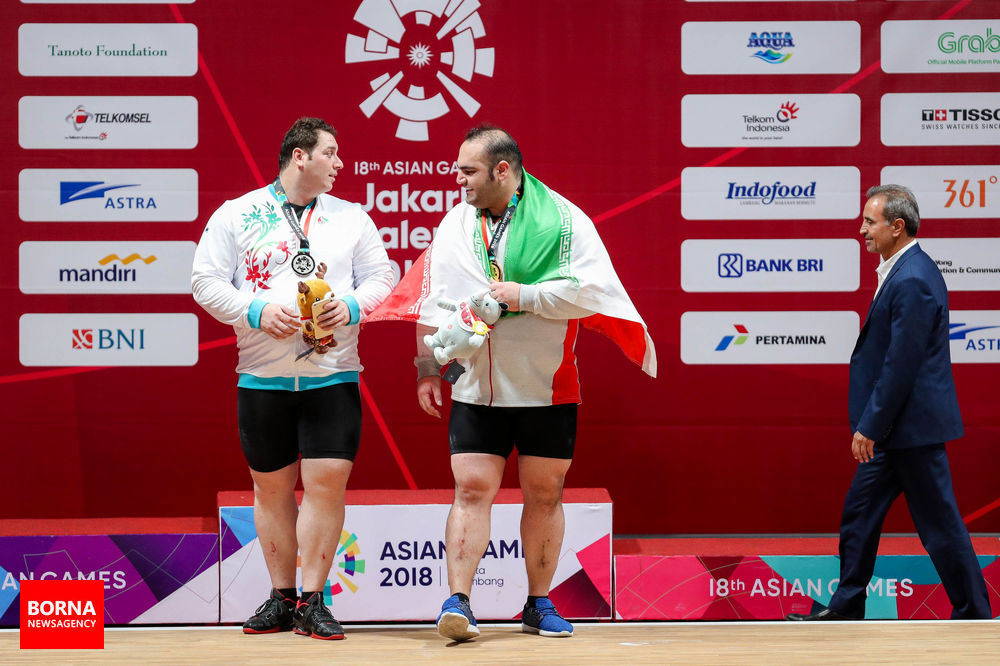 تصاویر اهدای مدال طلا بهداد سلیمی و نقره سعید علی حسینی