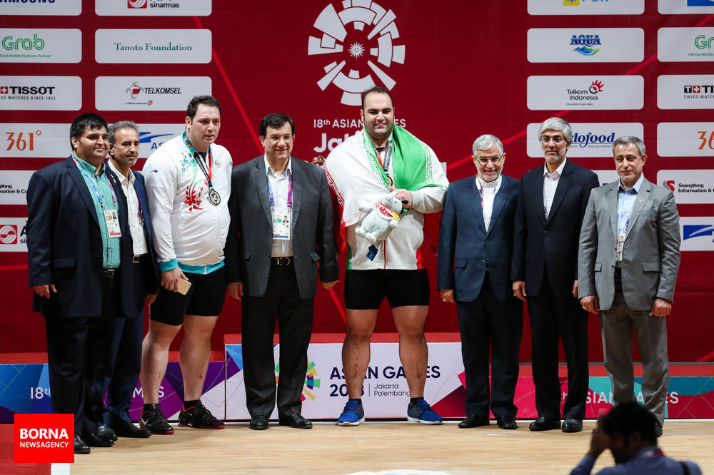 تصاویر اهدای مدال طلا بهداد سلیمی و نقره سعید علی حسینی