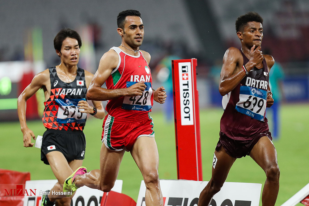 تصاویر قهرمانی حسین کیهانی در دوی ۳۰۰۰ متر