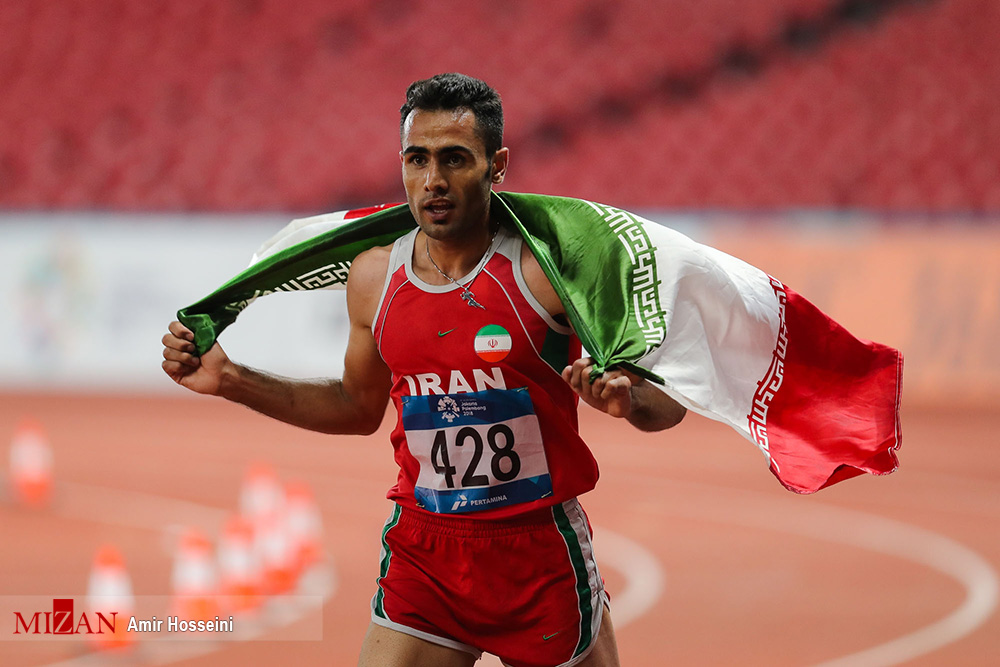 تصاویر قهرمانی حسین کیهانی در دوی ۳۰۰۰ متر