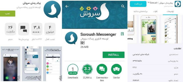 هر پیام‌رسان‌ داخلی چند عضو دارد؟