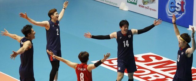 کره جنوبی فینالیست والیبال بازیهای آسیایی شد