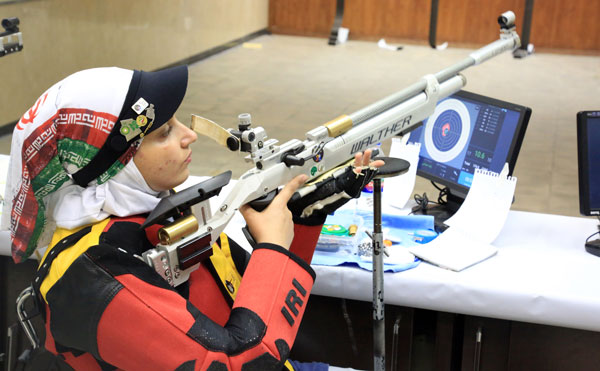 رقیه شجاعی دومین طلایی تیراندازی ایران در پاراآسیایی