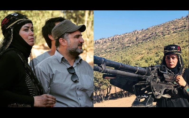 ظاهر متفاوت الهام چرخنده در یک فیلم سینمایی +عکس ظاهر متفاوت الهام چرخنده در یک فیلم سینمایی +عکس