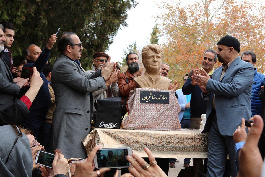 سردیس برنزی استاد شجریان ساخته شد