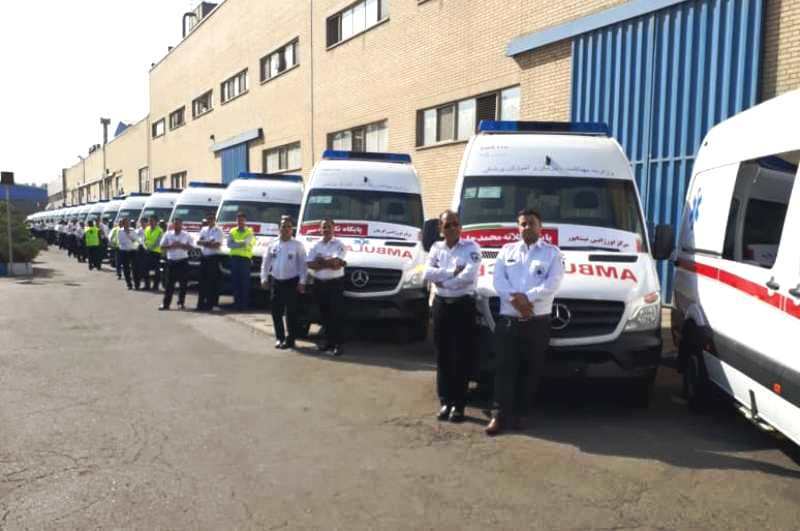 آمبولانس‌های پیشرفته ایران خودرو دیزل به ناوگان وزارت بهداشت پیوست