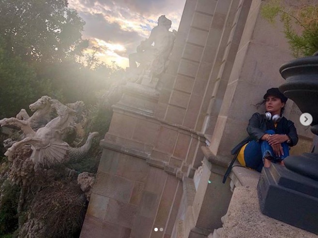 الناز شاکردوست در یک مکان عجیب و غریب +تصاویر