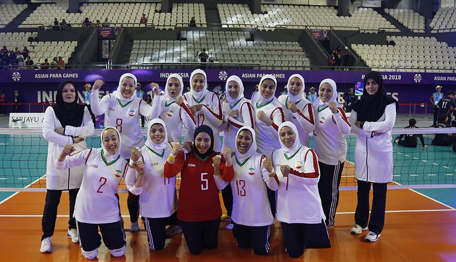 تیم ملی بانوان والیبال نشسته ایران نایب قهرمان شد
