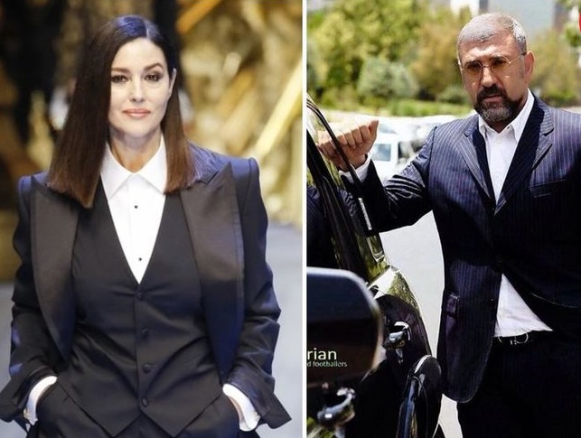 دیدار علی انصاریان و مونیکا بلوچی در میلان