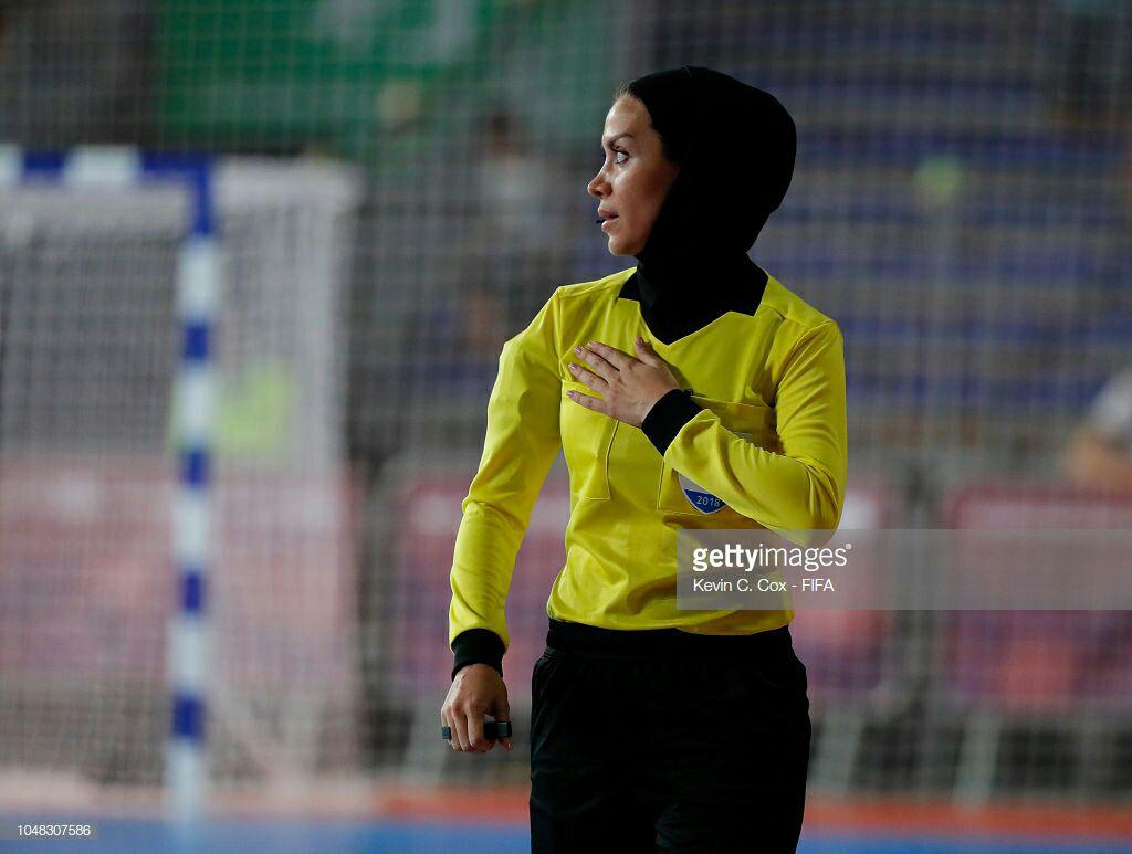 درخشش گلاره ناظمی، داور بین‌المللی در آرژانتین