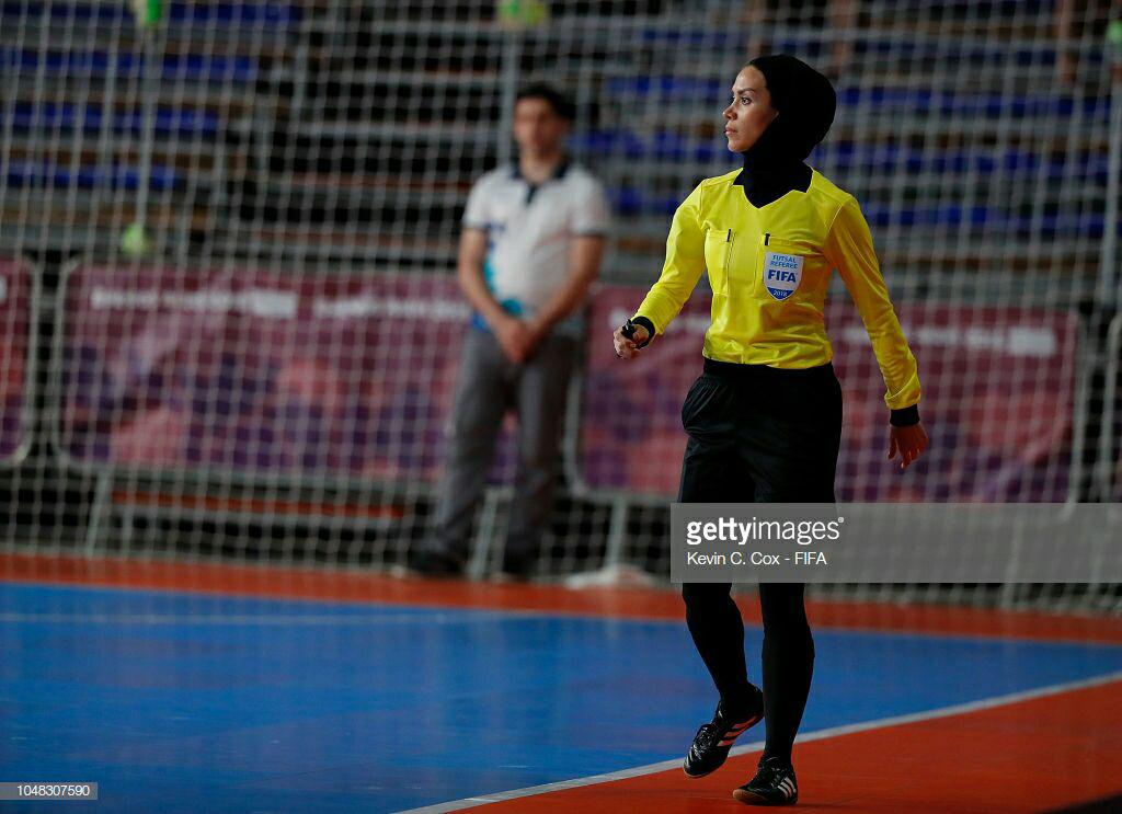 درخشش گلاره ناظمی، داور بین‌المللی در آرژانتین