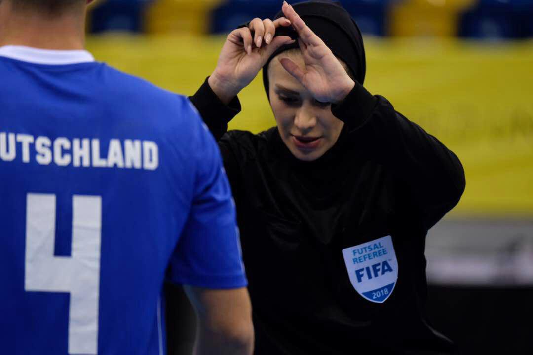 درخشش گلاره ناظمی، داور بین‌المللی در آرژانتین