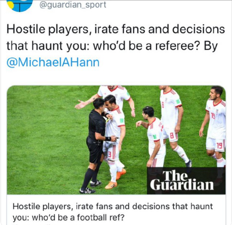 ردپای تیم ملی ایران در گزارش گاردین برای مشکلات داوری +عکس